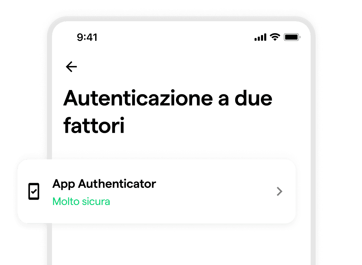 sezione sicurezza app young platform