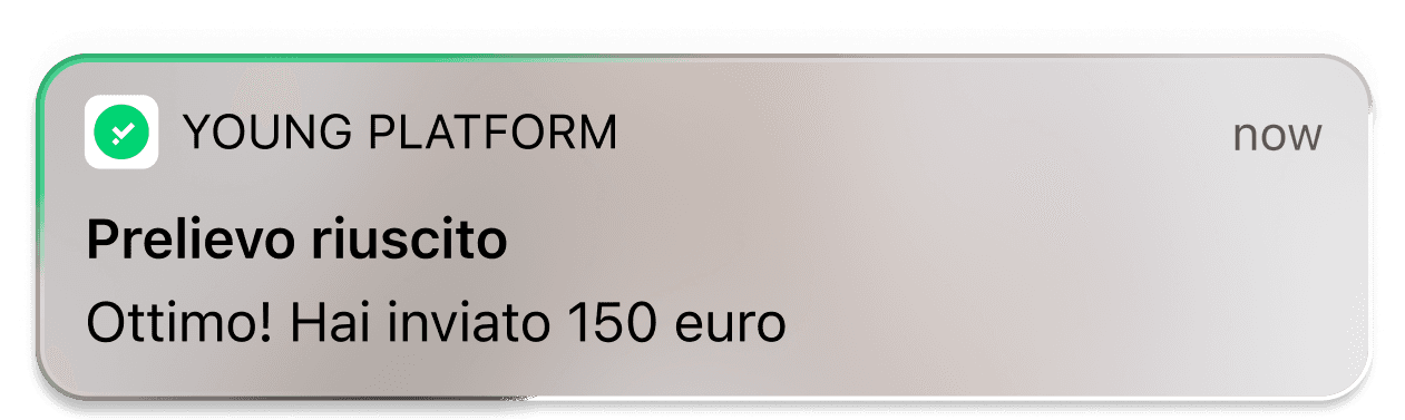 ragazza con telefono legge notifica
