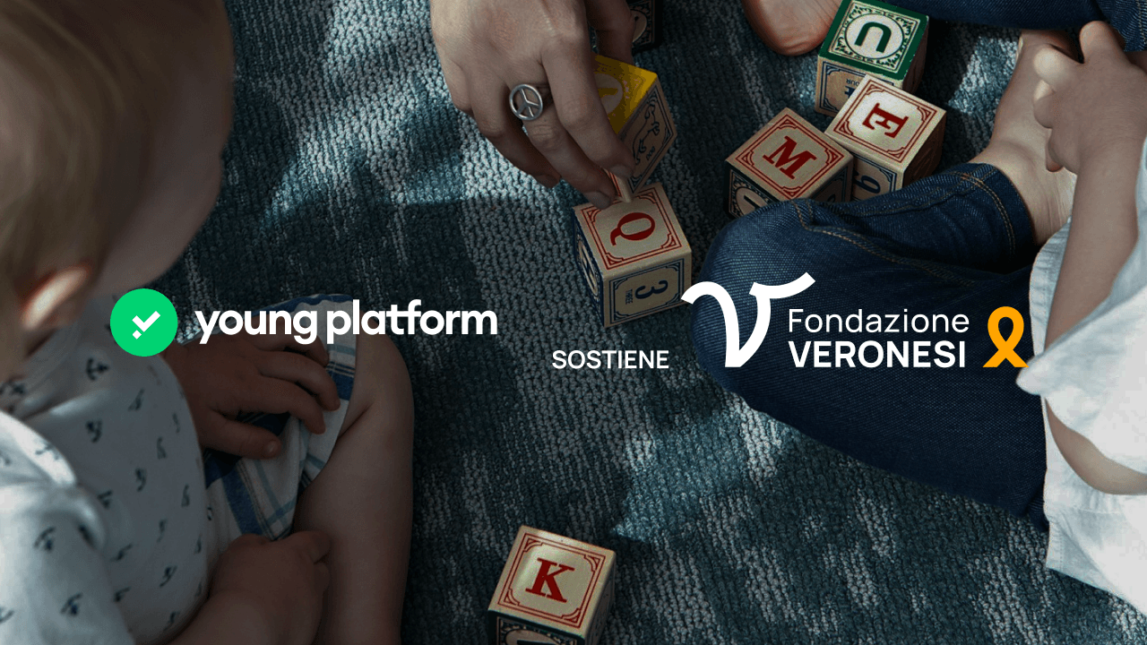 Young Platform al fianco di Fondazione Umberto Veronesi ETS per la ricerca sui tumori pediatrici