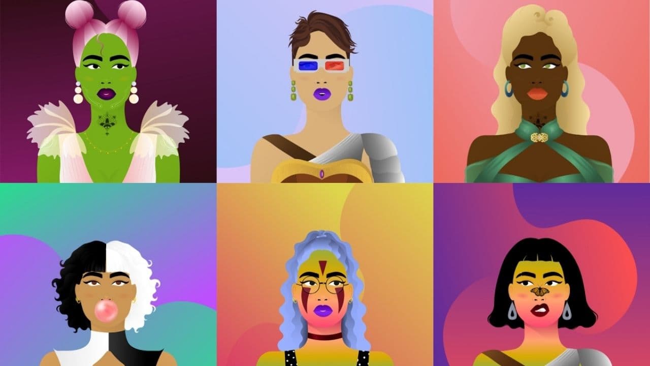 nft bored apes femenin world of women