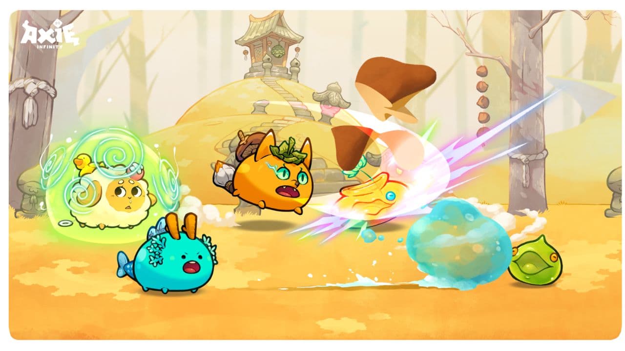 Axie Infinity boom vendite NFT scontro tra Axie