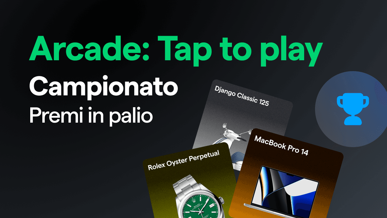 Come funziona Arcade: vinci Rolex, MacBook e tanto altro!