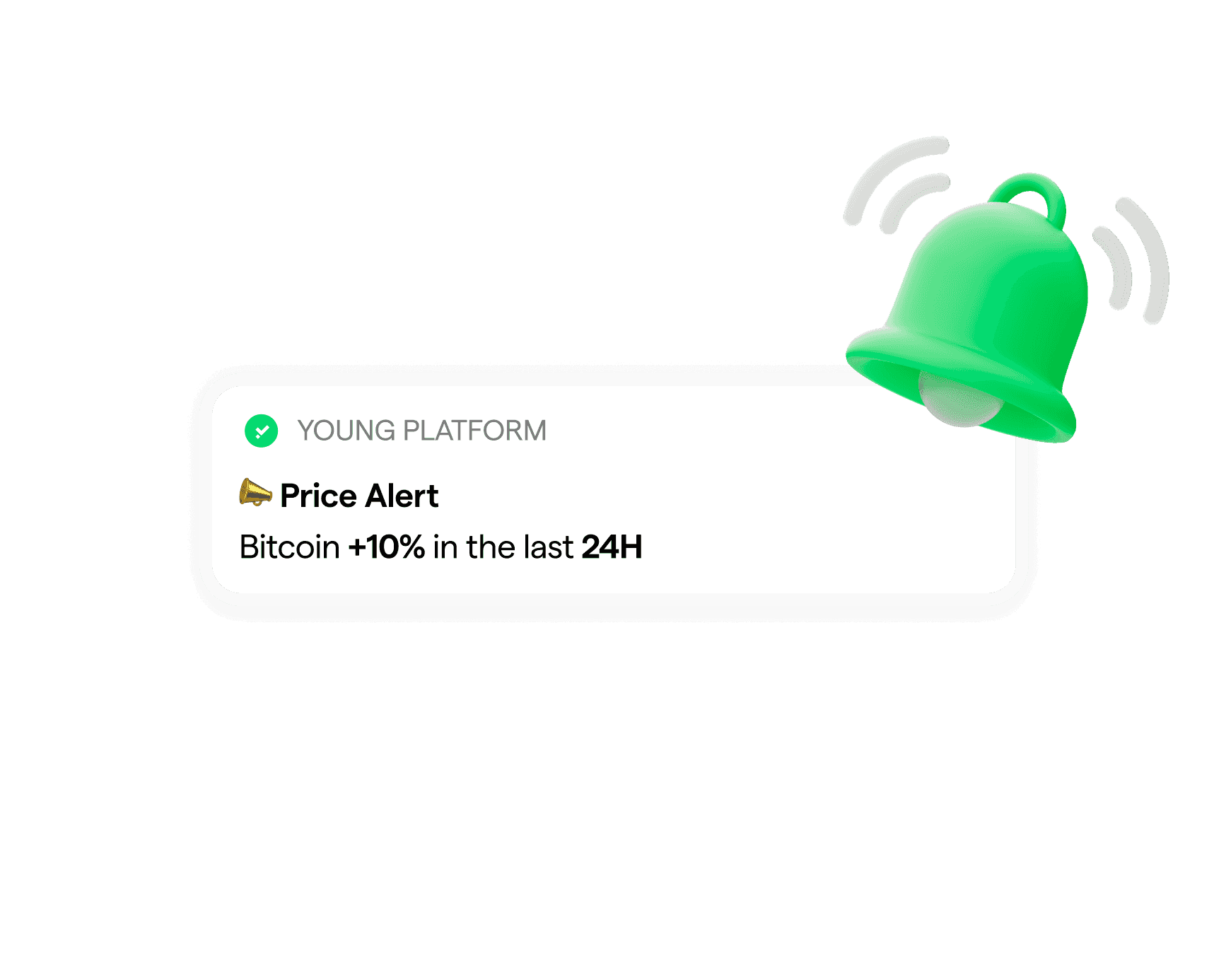 young platform price notification bell