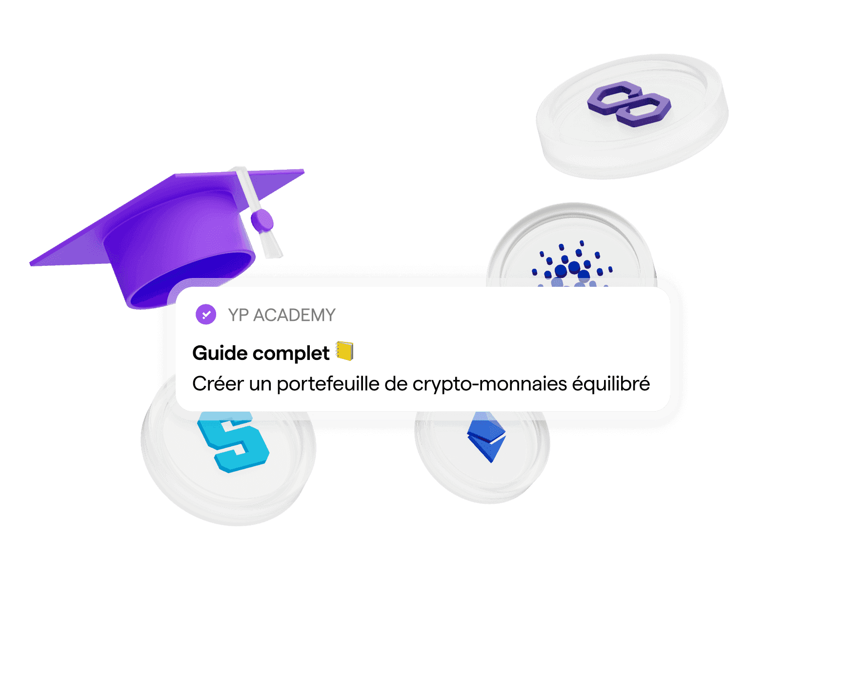 Academy crypto et notification de nouveaux cours