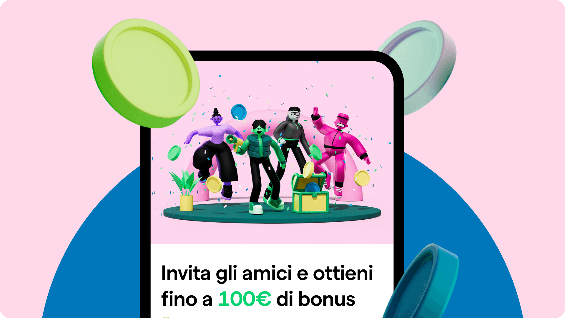 Invite a friend to Young Platform and get a bonus of up to 100 euros