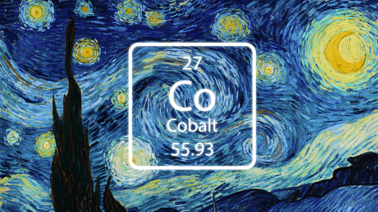 Il cobalto è stato utilizzato per creare un colore rivoluzionario amatissimo dai pittori dal 1800 in poi: il blu cobalto. Qual è la sua storia?