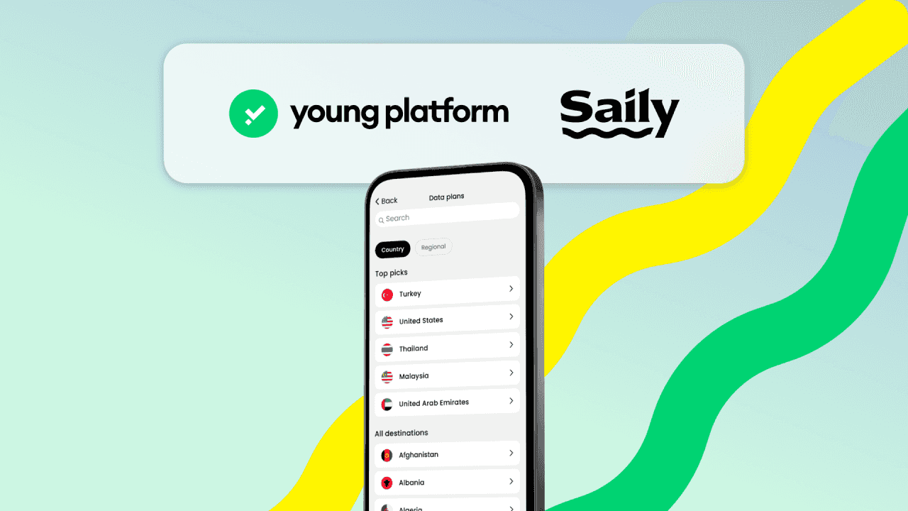 eSIM gratis grazie a Saily e i Club di Young Platform