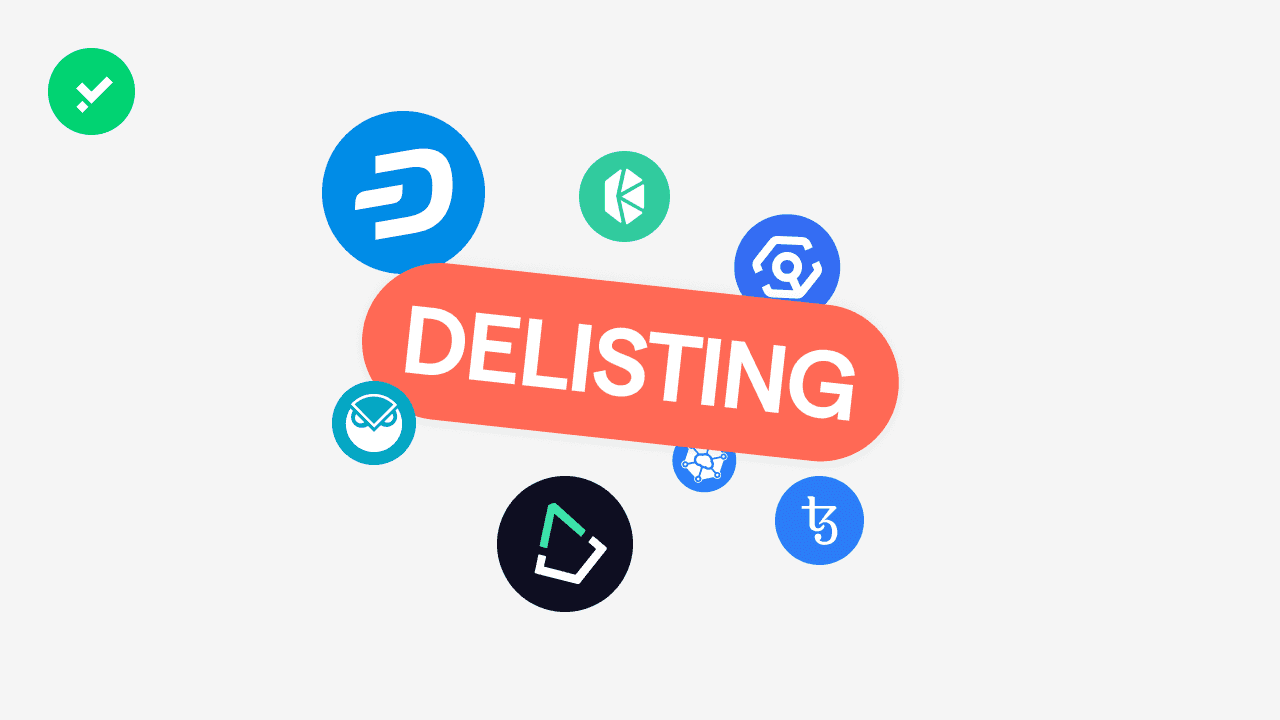 Delisting of 7 cryptocurrencies from Young Platform and Young Platform Pro