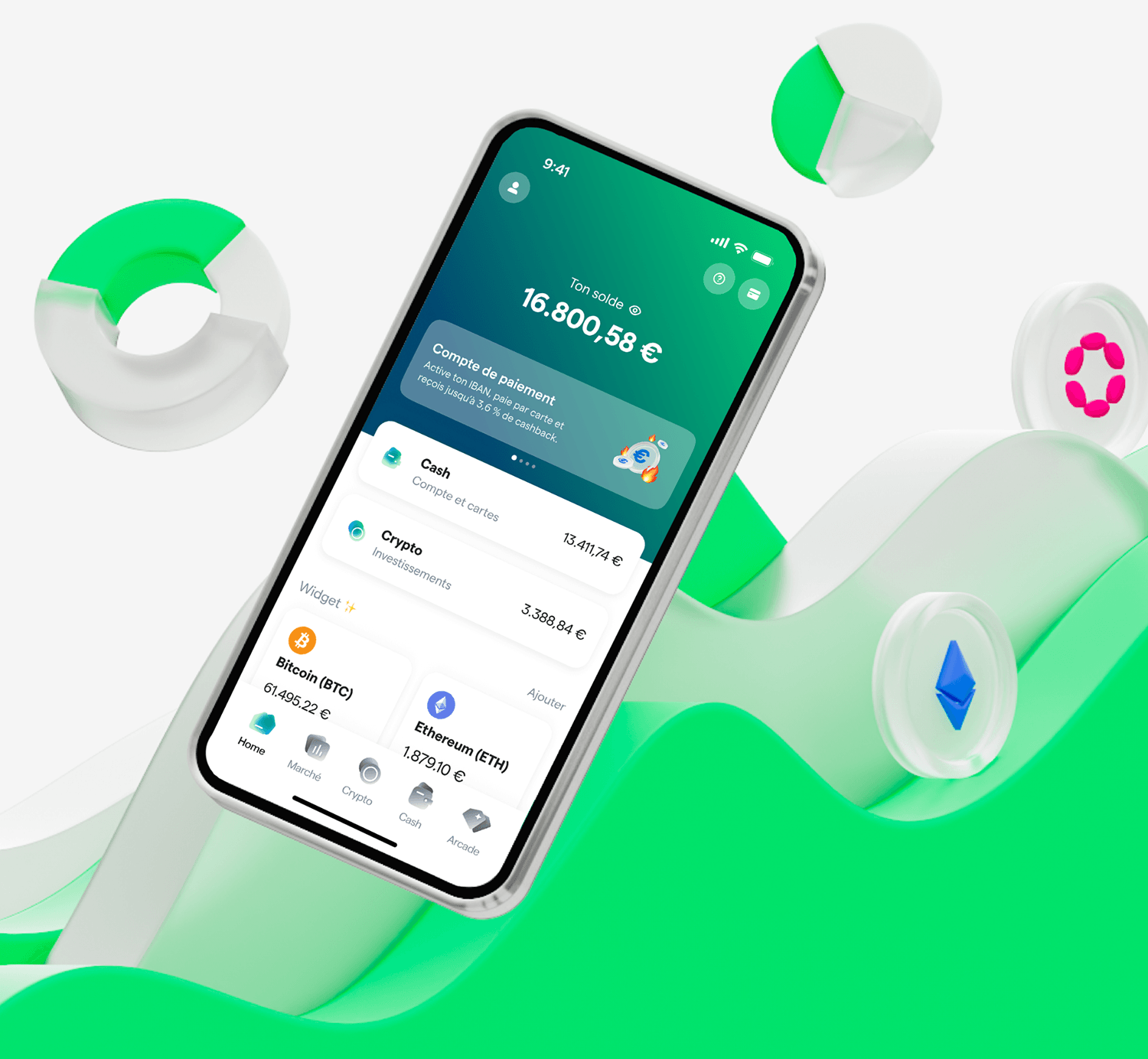 smartphone sur la home page Young Platform