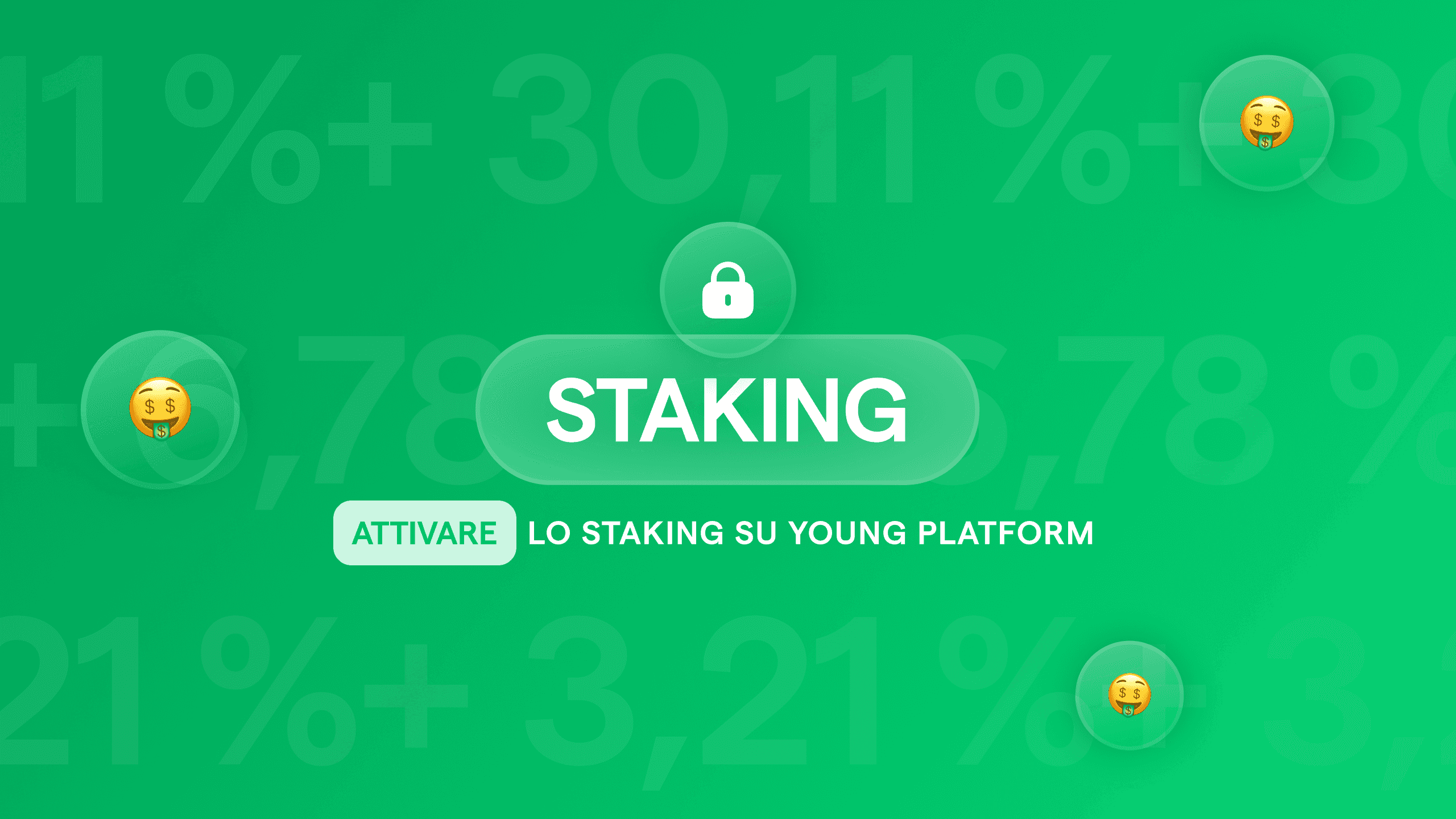 Come attivare lo staking su Young Platform